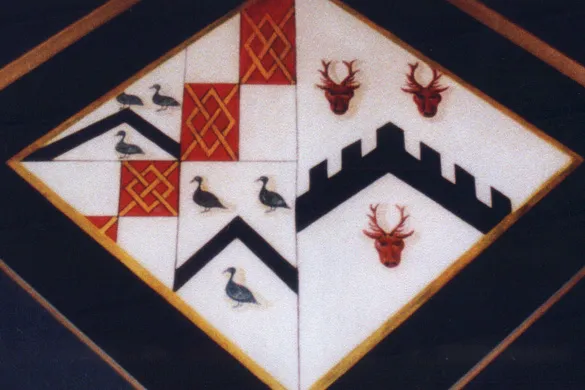 Alice Warburton Hatchment, St Peter's Congleton