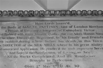 Memorials at St Peter's
