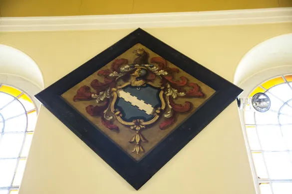 Samuel Malbon Hatchment, St Peter's Congleton